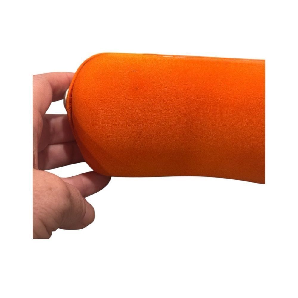 Vintage Chanel Sunglasses Case – Clamshell Orange Hard Shell – Y2K – RARE - Picture 9 of 9